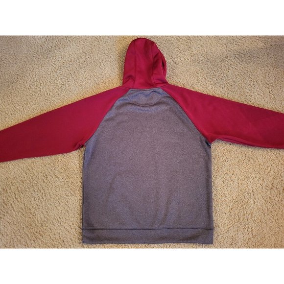STANFORD CARDINAL University Gray & RED Hoodie Pullover Embroidered Size XXL - Picture 11 of 13